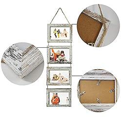 SESEAT 4x6 Wall Hanging Picture Frames Collage with
