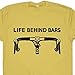 Life Behind Bars T Shirt Funny Bicycle Cycling Bike Tee Mens Womens Biking Shirtmandude T Shirts