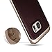 Caseology Envoy for Samsung Galaxy S7 Case (2016) - Premium Leather - Leather Cherry Oak
