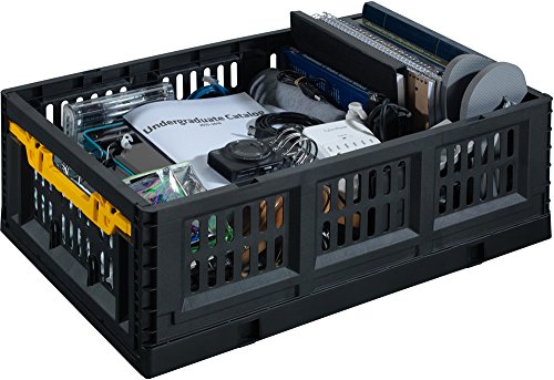 Stack-On FCB-2316 Collapsible Stackable Folding Crate, Black