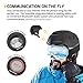 Swagtron Snowtide Bluetooth Ski & Snowboard Helmet with Audio, SOS Alert, Walkie-Talkie/Push-to-Talk (Unlimited Range) & More (Black)