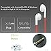 KINDEN Durable Earbuds with Microphone Noise Isolating Bass Stereo Tangle Free Earphone Headphone Headset for Cell Phones (Red)
