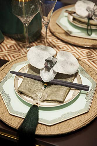 image for Hiware Reusable Wooden Chopsticks Gift Set Utensils Pack, 5 Pair – E