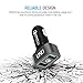 Quick Charge 2.0 Car Charger, UNU Dual USB Car Charger Power Charging 36W QC 2.0 2-Port for Samsung Galaxy S8/S8+, Note 8, iPhone 7, 6s 6 Plus, iPad Pro/Mini, LG G6, HTC, Nexus and More Devices