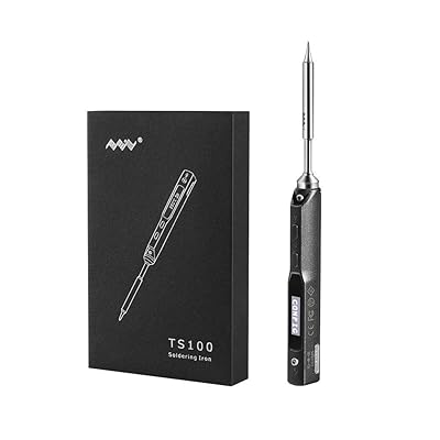 TS 100 65W Electric Soldering Iron Kit Usb Mini Electric Digital Welding Pen Tip For Electronic Components Soldering