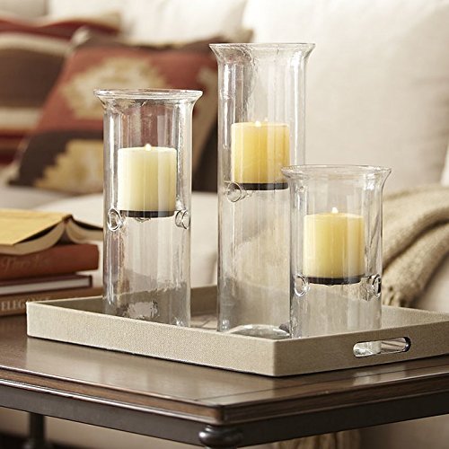 3-Piece Cylinder Candleholder Set