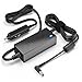 Laptop CAR Charger for HP Stream 11-ah117wm 11-ak0040nr 14-ds0050nr 14-ds0080nr 14-cb185nr 14-cb186nr 14-cb188nr 14a-na0010nr 15-dy2021nr Spectre x360 15-df0013dx: UL Listed Extra Long Power Cord