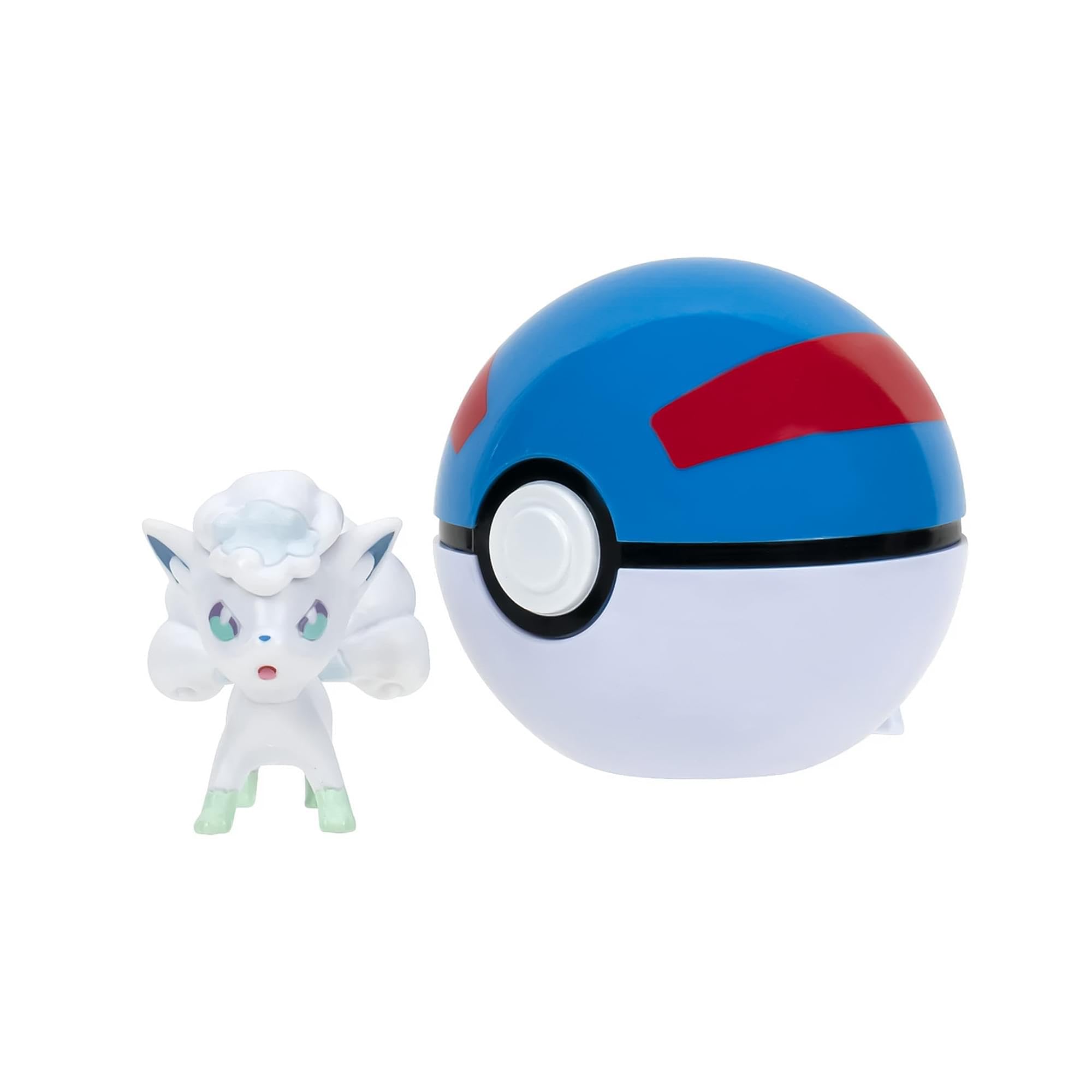 Pokémon Clip ‘N’ Go Alolan Includes 2-Inch Battle Figure and Ball Accessory, Alola-Vulpix