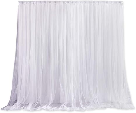 Scspecial 6 5ft X 6 5ft Tulle Photography Backdrop Amazon Co Uk