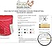 Electric Pressure Cooker Cover Decorative Cover with Pocket for Accessories Fits 6QT Instant Pot and Similar Size (Red)