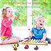 Kids Musical Instruments, PETUOL 36 PCS Valentine's Day Musical Percussion Instrument Set for Toddlers, Xylophone Tambourine for Children Preschool Education, Kids Early Learning Musical Toys Backpack