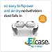Contact Lens Case, EZcase Flip n Slide, Flip Top, (two 3-packs, 6 cases)