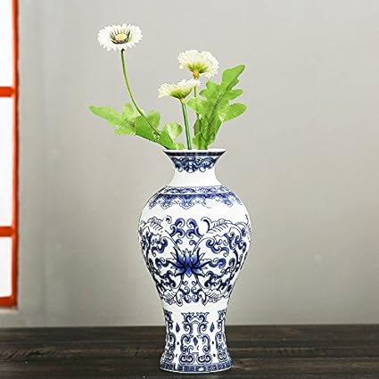 Kicode Antique Wall Mounted Porcelain Vases Traditional Chinese