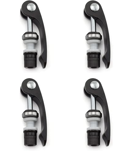 Quick Release Bike Seat Clamp - Adjustable Seat Post Clamp For Mountain & Folding Bikes, Blue