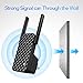 ROCK SPACE WiFi Range Extender - 300Mbps 2.4G WiFi Repeater Wireless Signal Booster, 1615 sq.ft (40 ft Range) 360 Degree Full Coverage N300 WiFi Range Extender Repeater. No Dead Zone, Simple Operation