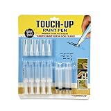 Slobproof SLB002 Fillable Brush Pens for Interior Touch Ups to Drywall, Cabinets & Furniture | Store House, Wall Paint & Wood Paint Fresh Inside for 7 Years, 5-Pack
