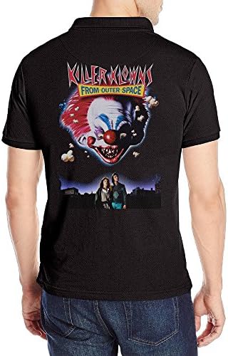 Killer Klowns From Outer Space Black Men' Polo Shirts Classical Polo Shirts Dri Fit