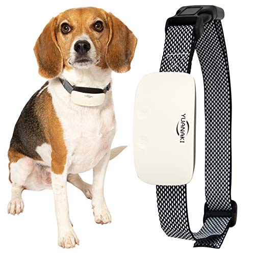 Yuanaki Anti Bark Dog Collar – Backlight LED, IP67 Waterproof, Adjustable, USB Rechargeable – Gentle Shock, Vibration, Beeping – Antibarking Correction and Training Supplies – Smart Automatic Sensor