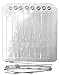 Cruise Luggage Tag Holders New 8 Pc for Royal Caribbean & Celebrity Ships (8, Clear)