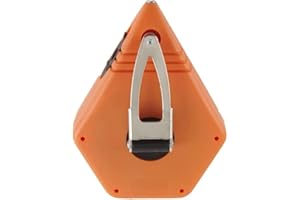 Keson P100 Octoganal Chalk Line Reel, 1.5mm String, 2-4-Ounce Capacity, 100-Foot