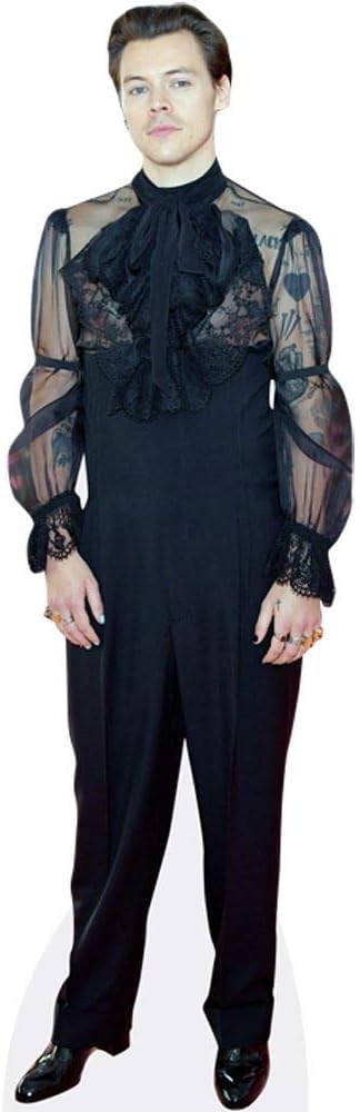 Life Size Cutout Black Outfit Harry Styles