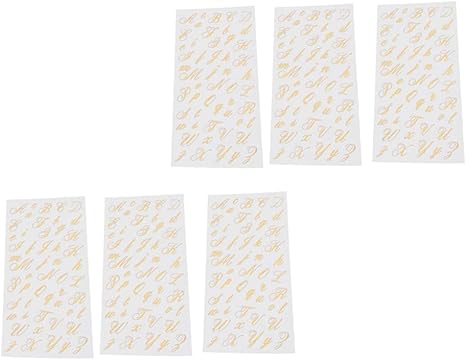 Amazon Dailymall 6枚入り ゴールド アルファベット文字 ステッカー Diyクラフト 手帳 日記 写真 手紙 招待状 飾り 金色 シール ステッカー ホビー Amazon Dailymall 6枚入り ゴールド アルファベット文字 ステッカー Diyクラフト 手帳 日記 写真 手紙 招待状 飾り 金色 シール ステッカー ホビー