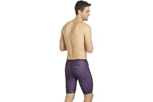 iSwim Essential Solid Jammer Swimsuit – Men's & Boy's Training Swim Shorts, Quick Dry, UPF 50+, Front Lined, Athletic Fit