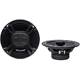 Digital Designs DD Audio E-X6.5B 6.5" 125W 4-Ohm 2-Way Soft Dome Coaxial Car Speakers (Pair)