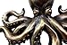 Ebros Gift The Call of Cthulhu Deep Sea Kraken Octopus Monster Wall Mount Key Holder Tentacle Hooks Sculpture Plaque Figurine 11.25