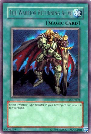 Yu-Gi-Oh! - The Warrior Returning Alive (LOD-030) - Legacy of Darkness - 1st Edition - Rare