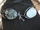 Swedish Silver and Gold Mirrored Swim Goggles (murph)