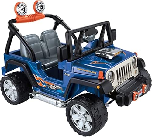 Power Wheels Hot Wheels Jeep Wrangler Ride-On Battery Powered