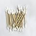 Valleycomfy Wooden Stick Cotton Swabs/Qtips(200CTx2) - Double Tipped With Finest Quality Cotton Heads- Multipurpose, Safe, Highly Absorbent & Hygienic