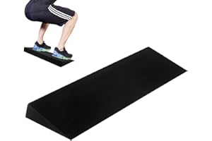 Squat Wedge Block, Slant Board, Yoga Wedge Slant Board For Calf Stretching, Calf Raise Block, Stretcher EVA Foam SquatWedges,