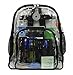 K-Cliffs Heavy Duty Clear Backpack See Through Daypack Student Transparent Bookbag Black By Praise Start