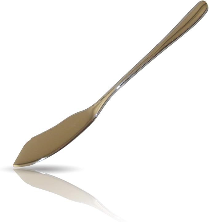 Buttermesser 4er-Set Aus Edelstahl – Kleine Messer Zum Schneiden Von Butter, Nutella, Desserts
