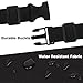 PYFK Running Belt Waist Pack - Adjustable Fanny Pouch for Runners Hands Free Workout - iPhone 13/14 Plus Hiking Gear Marathon for Men and Women (Black(Rose))