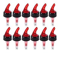 BOZLIZ - Graded 1 Oz - Measure Pourer 1 Oz Plastic Measured Auto Measuring Shot Chamber Pour Spout Stopper - Stoppers Measure Wine Aerators Pourers Animals Liquor Drip Pourer