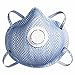 N95 Particulate Respirator Dust Mask with adjustable straps and valve, non-oil base Medium/Large, Pack of 10 Each primary