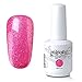 Elite99 Soak-Off UV LED Gel Polish Nail Art Manicure Lacquer Gliiter Azalea Pink 507 15ml