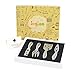 Joymee 4-Piece Stainless Steel Cheese Knife Set with Handle
