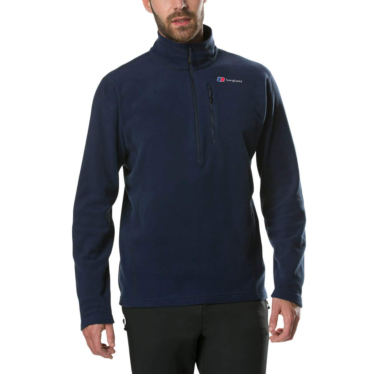 Berghaus Men's Prism Micro Polartec Fleece Half Zip Jacket Fleece Half Zip, Dusk, XXL