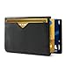 Slim RFID Wallets for Men Leather - Front Pocket Card Holder Sleeve - RFID Blocking (OneSize, Black[CSC6-B-RFID])