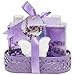 Ultimate Home Spa Gift Basket - Luxury Mediterranean Lavender-Scented Body and Skincare Pack - Luxurious Bath & Body Set For Women