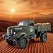 Rainbrace Remote Control Truck Army Toys for Boys, Kids 1/16 RC Military Truck 4wd, Remote Control Car Electric Off Road Military RC Trucks Vehicle Rechargeable Batteries Great Gift
