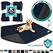 PetAmi Waterproof Dog Blanket for Medium Large XL Dog Puppy Cat Throw for Couch Cover Leakproof Protection, Sherpa Fleece, Reversible Soft Washable 80x60 Navy Gray