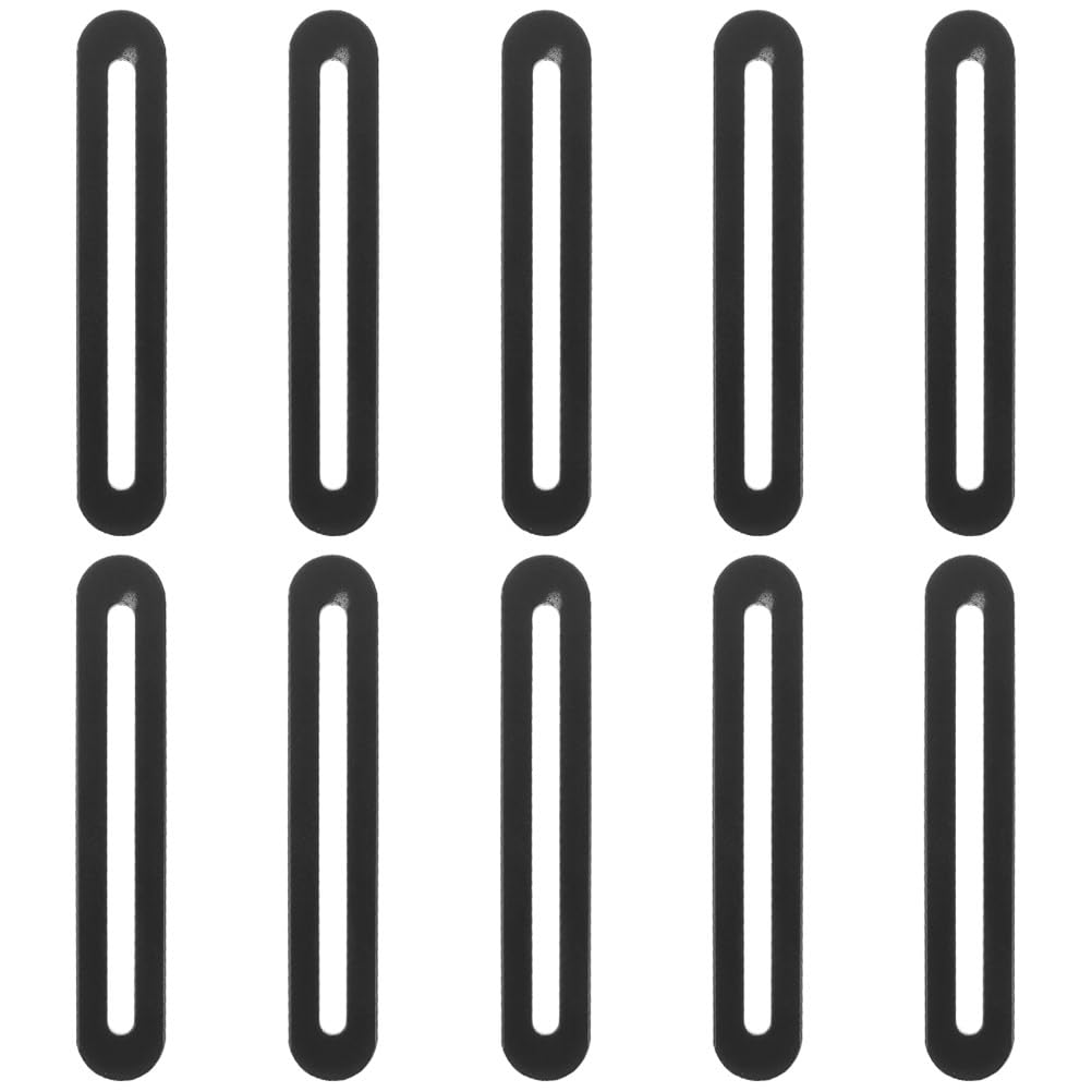 Hemobllo Adjustable Flat Mending Plates with Slotted Holes 10 Pack Stainless Steel Corner Brackets for Wood Furniture Repair and Reinforcement 3.54 X 0.75 X 0.12 Inch