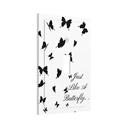 Just Like A Butterfly 1 Gang Light Switch Plate
