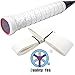Quality Yes QY 2Pack Widened Perforated Super Absorbent Tennis Racket Overgrip Anti Slip Badminton Racket Tape Wrap Table Tennis Racket Tape White