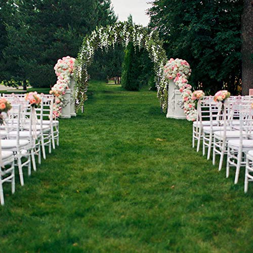 HLMBQ Rosenbogen Metall Torbogen,Gartenbogen Pergola Rankhilfe Rankgitter Spalier,Rankbogen Pforte,Gartendeko… – Bild 5